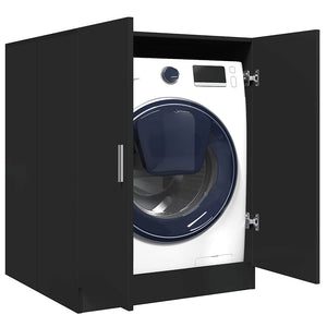 Waschmaschinenschrank Schwarz 71x71,5x91,5 cm