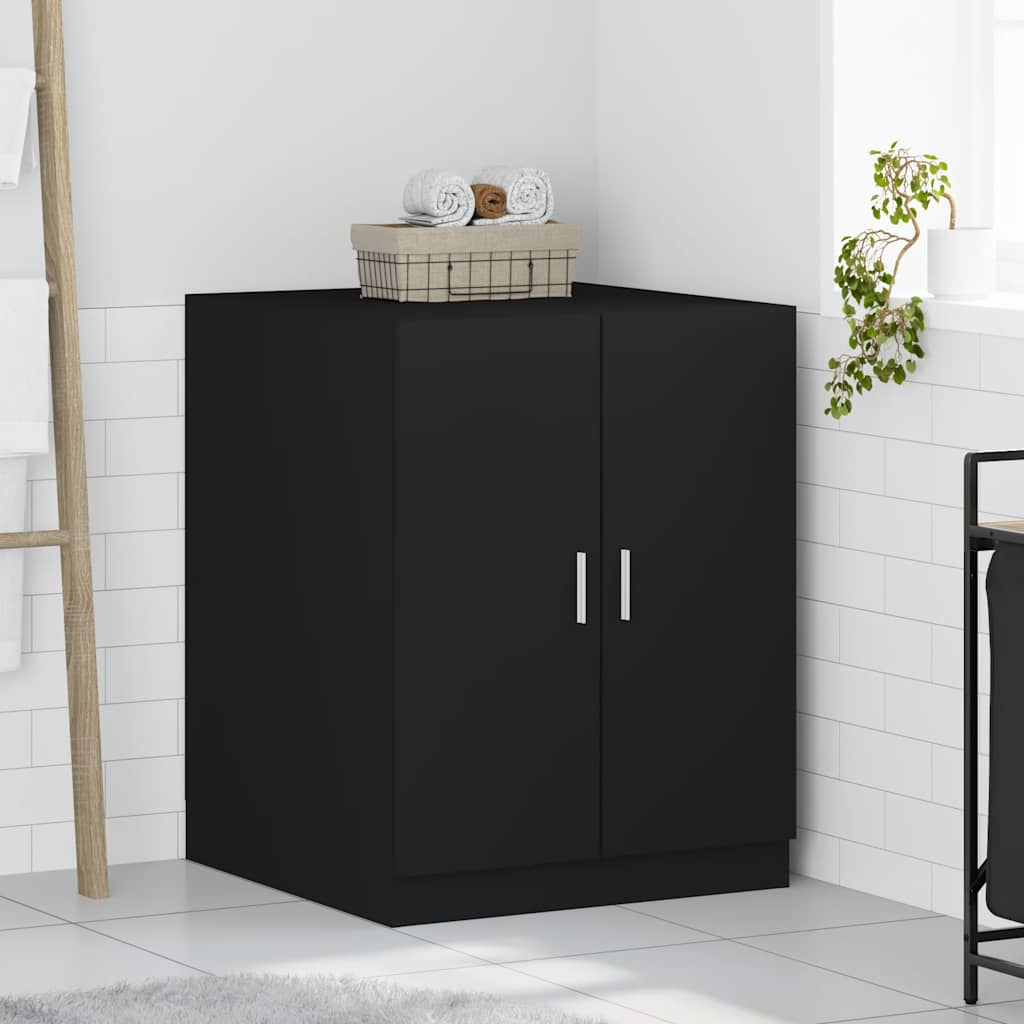 Waschmaschinenschrank Schwarz 71x71,5x91,5 cm