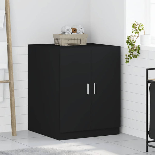 Waschmaschinenschrank Schwarz 71x71,5x91,5 cm
