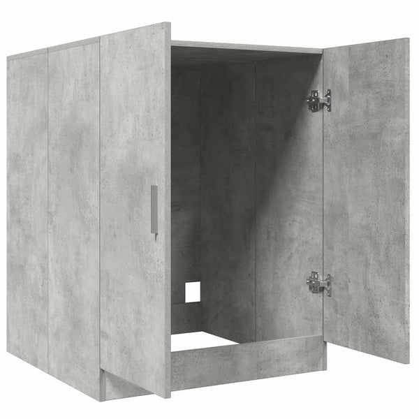 Waschmaschinenschrank Betongrau 71x91,5 cm