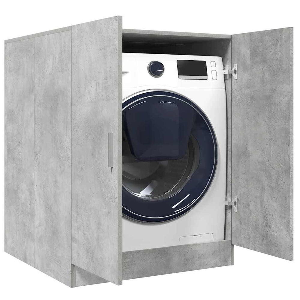 Waschmaschinenschrank Betongrau 71x91,5 cm
