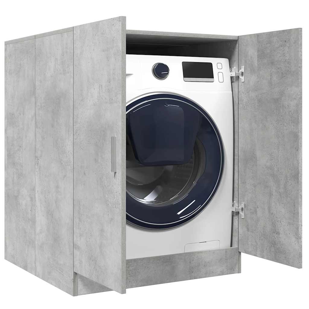 Waschmaschinenschrank Betongrau 71x91,5 cm