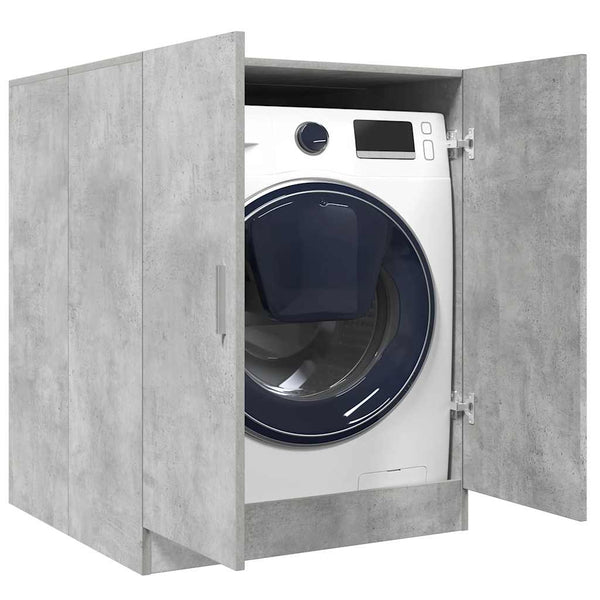 Waschmaschinenschrank Betongrau 71x91,5 cm