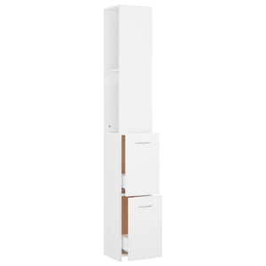 Weißer Badschrank 25x26,5x170 cm