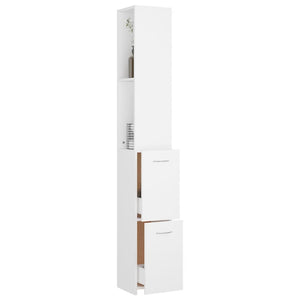 Weißer Badschrank 25x26,5x170 cm