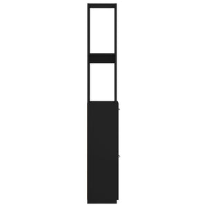 Schwarzer Badschrank 25x26,5x170 cm