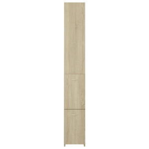 Badschrank Sonoma Eiche 25x26,5x170 cm