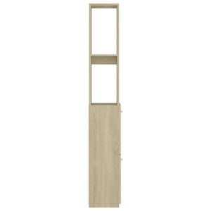 Badschrank Sonoma Eiche 25x26,5x170 cm