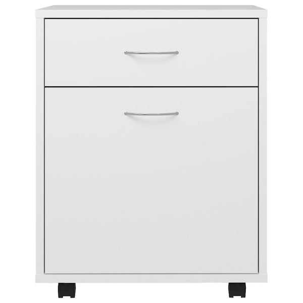 Rollschrank Weiß 45x38x54 cm