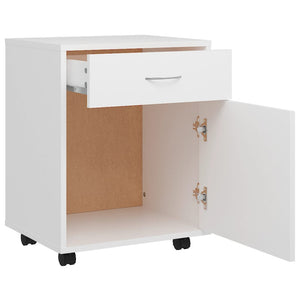 Rollschrank Weiß 45x38x54 cm