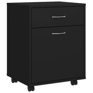 Rollschrank Schwarz 45x38x54 cm