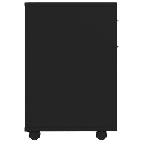 Rollschrank Schwarz 45x38x54 cm
