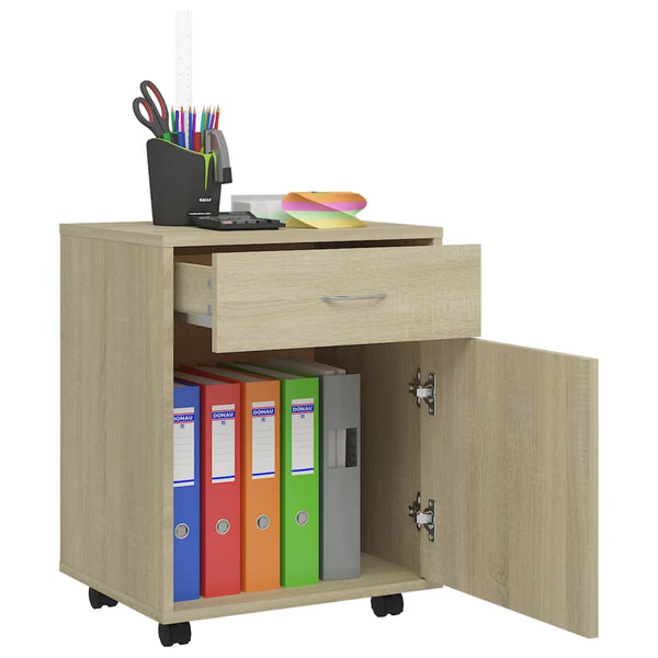 Rollschrank Sonoma Eiche, 45 cm