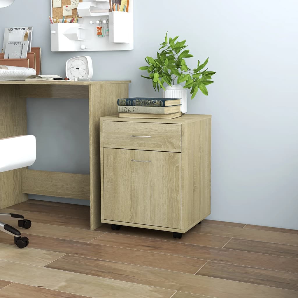 Rollschrank Sonoma Eiche, 45 cm