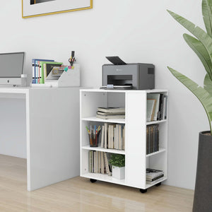 Rollschrank Weiß 60x35x75 cm