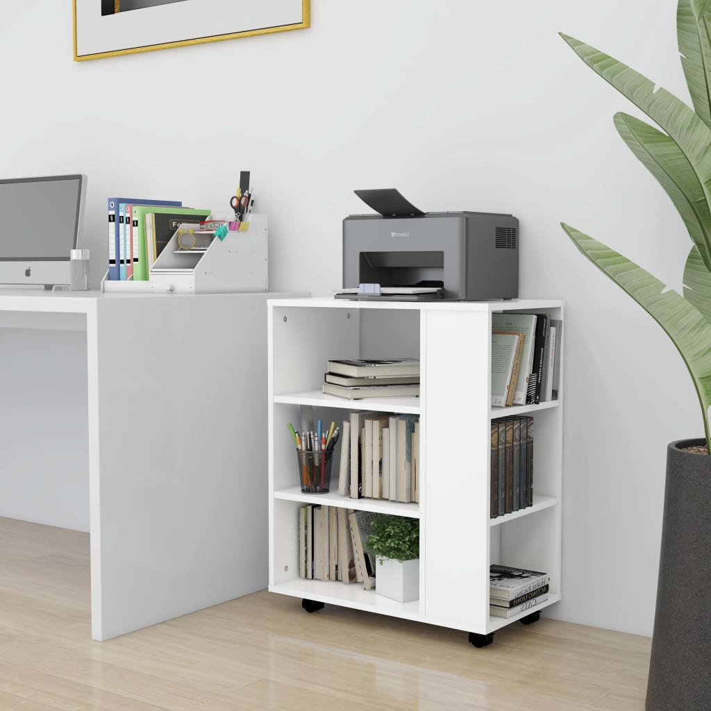 Rollschrank Weiß 60x35x75 cm