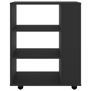 Rollschrank Schwarz 60x35x75 cm