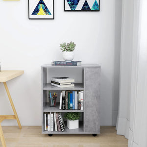 Rollschrank Betongrau 60x75 cm