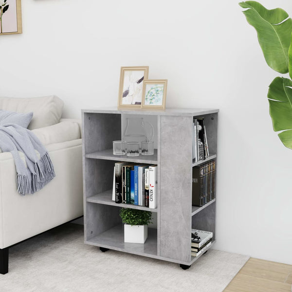 Rollschrank Betongrau 60x75 cm