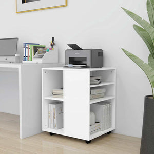 Rollschrank Weiß 60x53x72 cm
