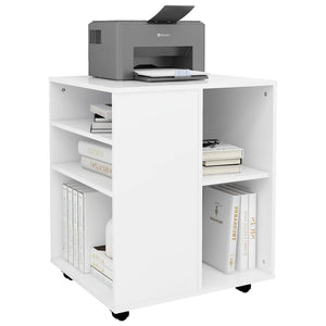 Rollschrank Weiß 60x53x72 cm
