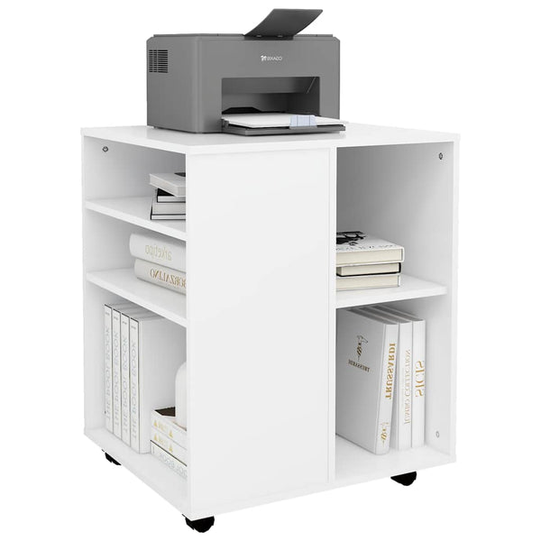 Rollschrank Weiß 60x53x72 cm
