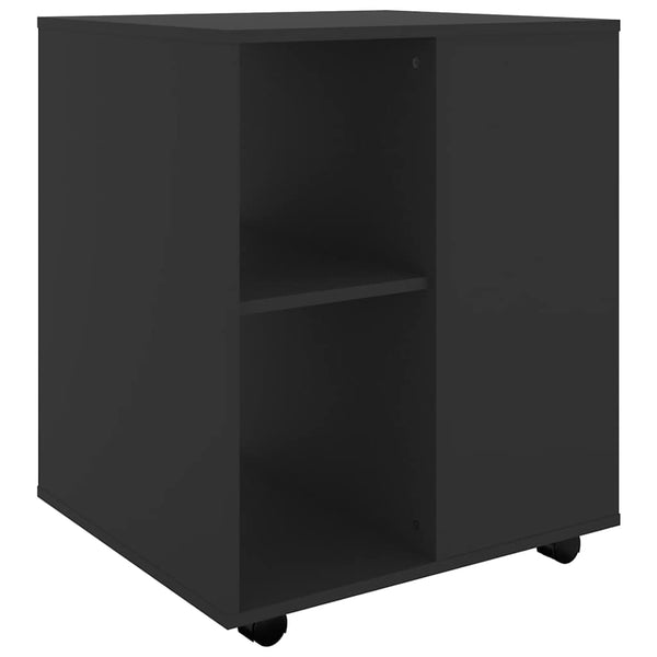 Rollschrank Schwarz 60 cm