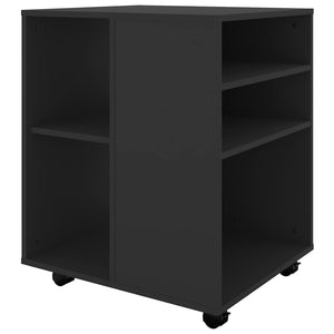 Rollschrank Schwarz 60 cm
