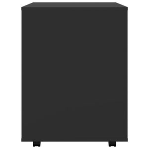 Rollschrank Schwarz 60 cm