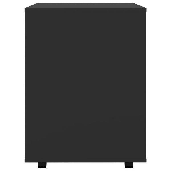Rollschrank Schwarz 60 cm