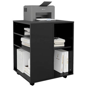 Rollschrank Schwarz 60 cm