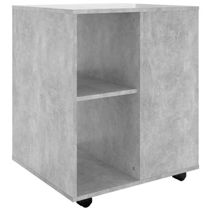 Rollschrank Betongrau 60x53x72 cm