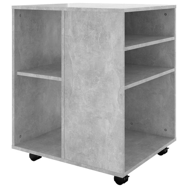 Rollschrank Betongrau 60x53x72 cm