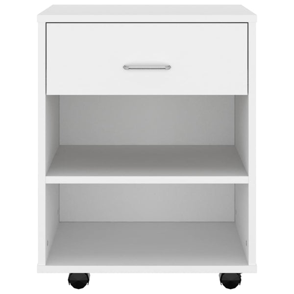 Rollschrank Weiß 46x36x59 cm