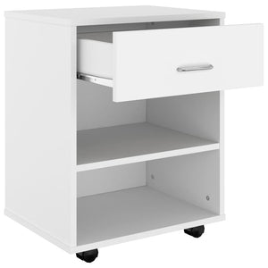 Rollschrank Weiß 46x36x59 cm