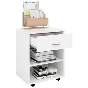 Rollschrank Weiß 46x36x59 cm