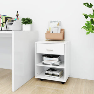 Rollschrank Weiß 46x36x59 cm