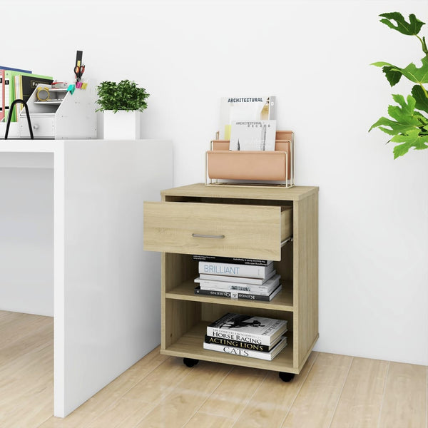 Rollschrank Sonoma-Eiche 46x36x59 cm