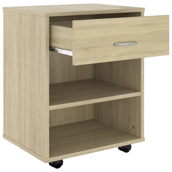 Rollschrank Sonoma-Eiche 46x36x59 cm