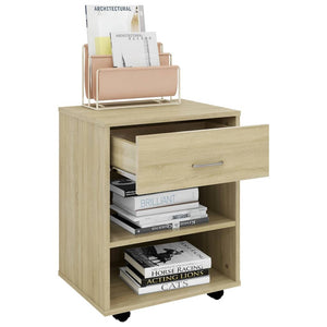 Rollschrank Sonoma-Eiche 46x36x59 cm