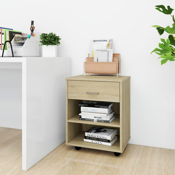 Rollschrank Sonoma-Eiche 46x36x59 cm