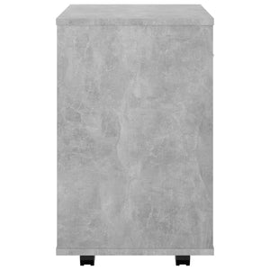 Rollschrank Betongrau 46x36x59 cm