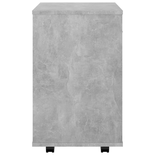Rollschrank Betongrau 46x36x59 cm