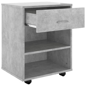 Rollschrank Betongrau 46x36x59 cm