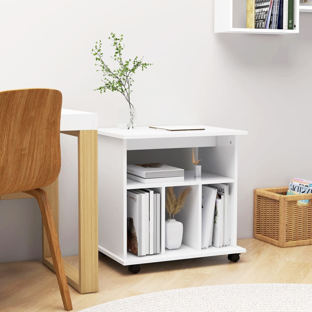 Rollschrank Weiß 60x45x60 cm