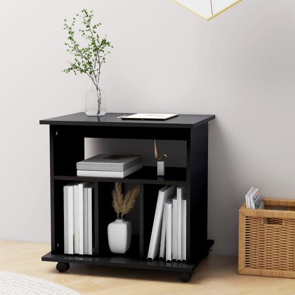 Rollschrank Schwarz 60x45x60 cm