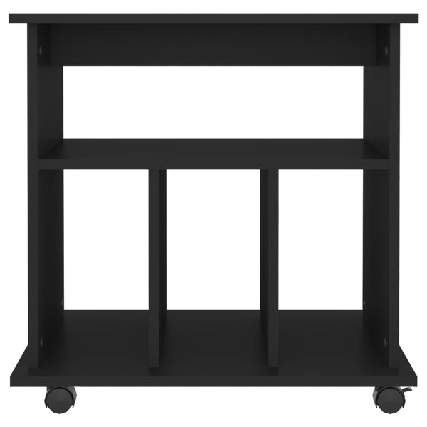 Rollschrank Schwarz 60x45x60 cm