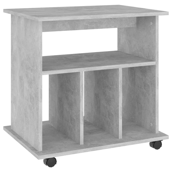 Rollschrank Betongrau 60 cm