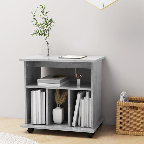 Rollschrank Betongrau 60 cm