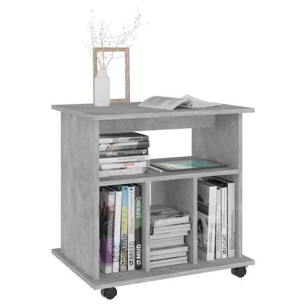 Rollschrank Betongrau 60 cm
